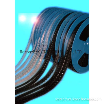 Black, Transparent Smd Oscillator Electronic Component Carrier Tape For 5032 / 4025 / 3225